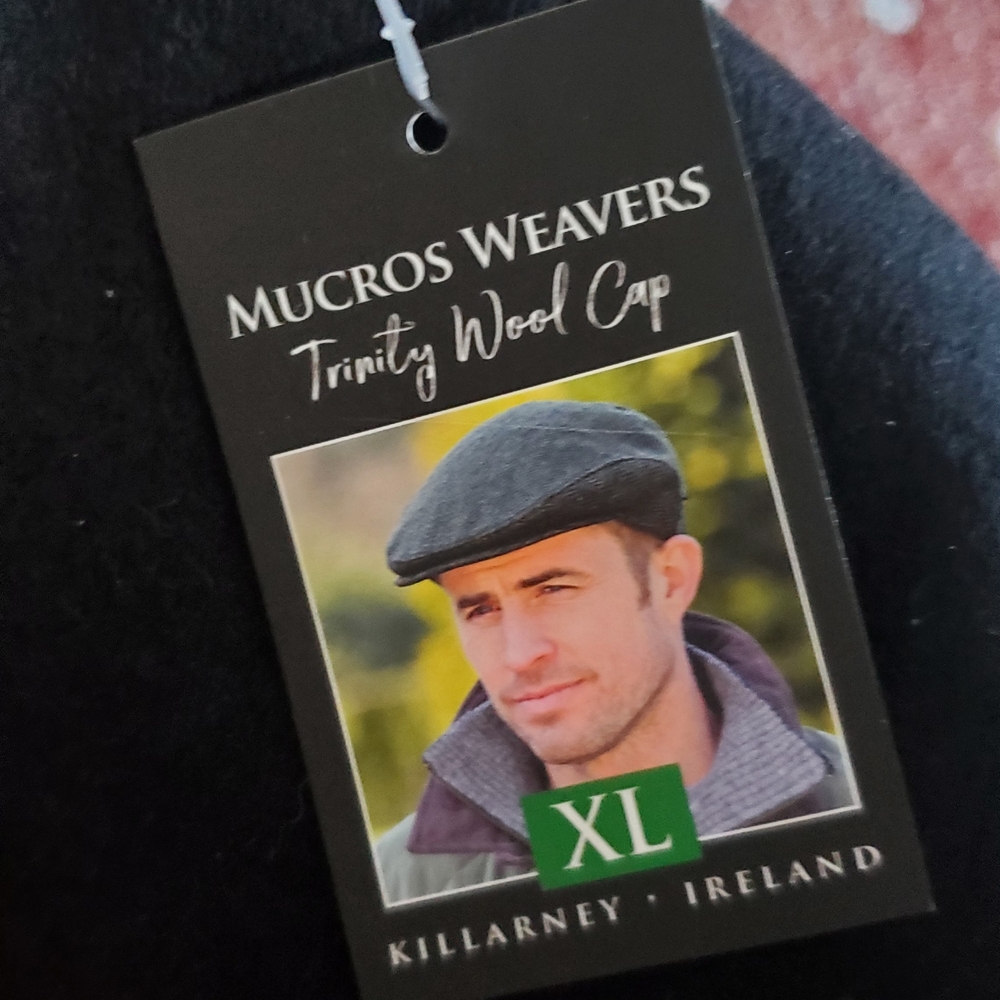 Mucros Weavers Trinity Wool Cap - Black XL - Picture 4 of 7
